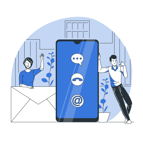 Contact support illustration